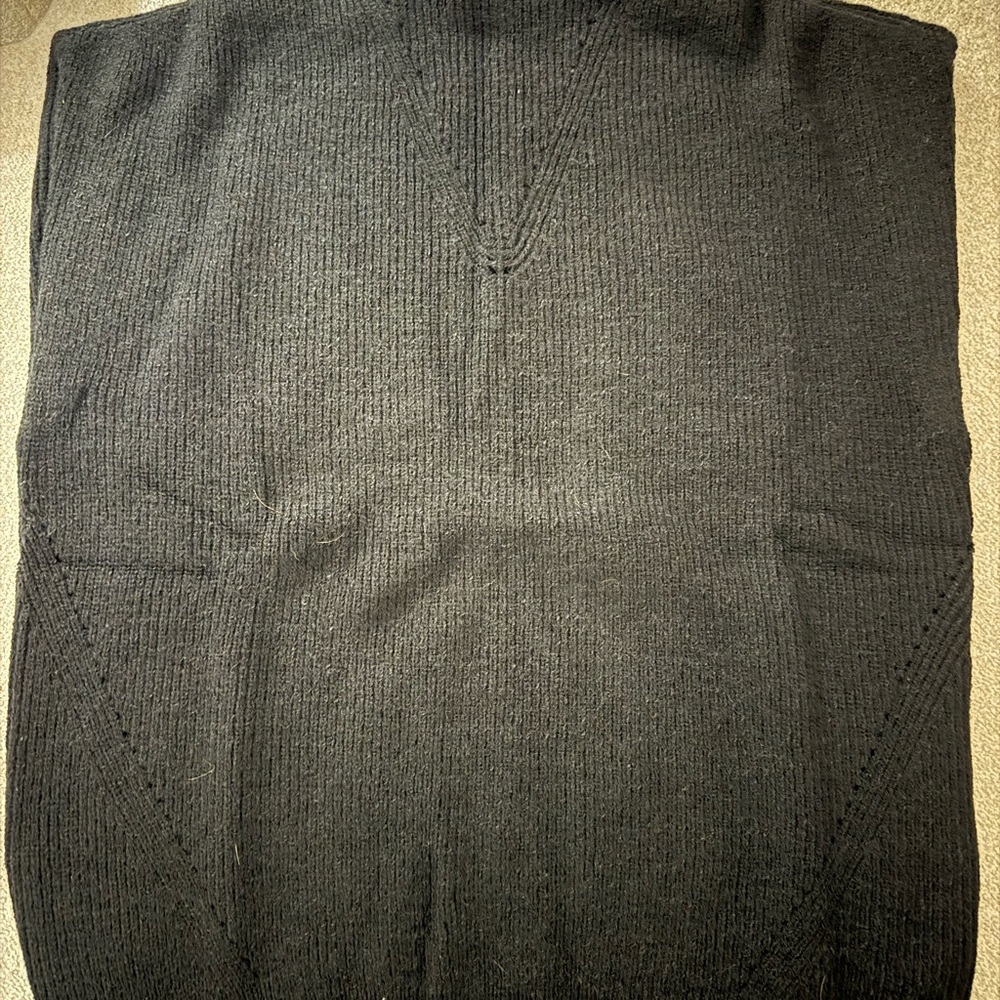 Very J Black Sweater Vest